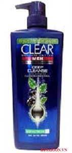DẦU GỘI CLEAR MEN BẠC HÀ 650G