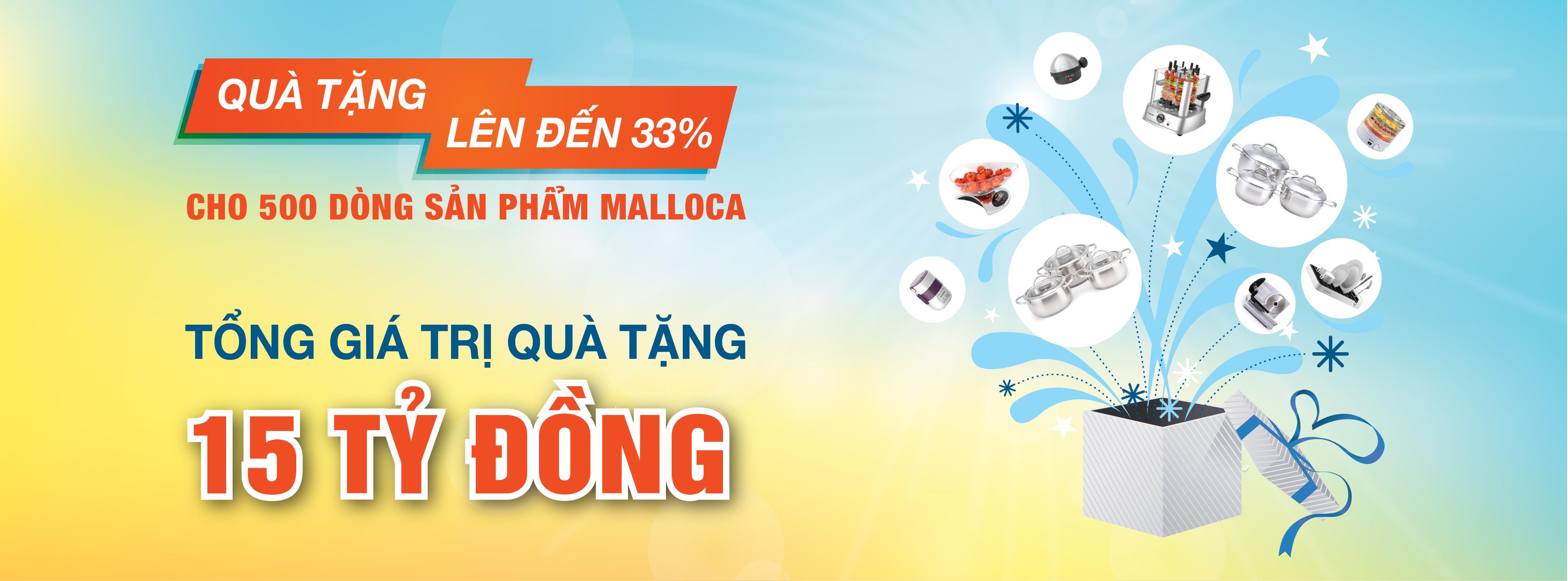 mua sắm ngay quà liền tay cùng malloca