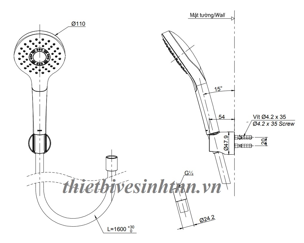 ban-ve-bat-sen-cam-tay-toto-TBW01008A