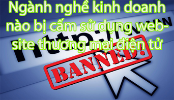 Những ngành nghề kinh doanh nào bị cấm sử dụng website thương mại điện tử