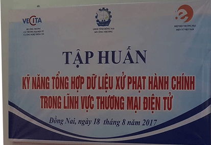 Hội nghị tập huấn kỹ năng tổng hợp dữ liệu xử phạt hành chính trong lĩnh vực thương mại điện tử