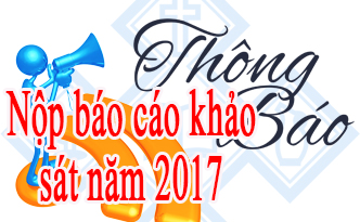 Thông báo về việc nộp phiếu điều tra thực trạng phát triển thương mại điện tử 2017